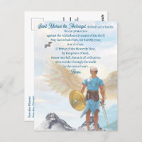 Archangel Michael Protection Courage Blue Gebet