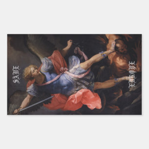 Archangel Michael "RETT EUROPE" Rechteckiger Aufkleber