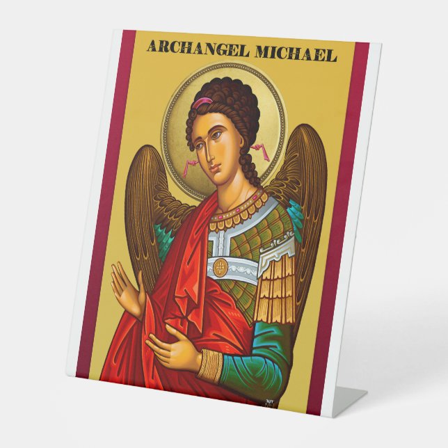 Archangel Michael Sockelschild (Vorderseite)