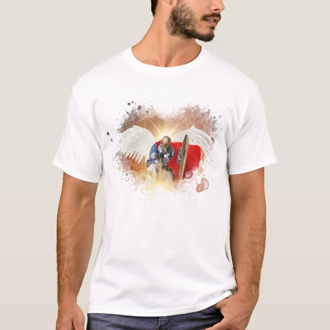 Archangel Michael Stärke und Protector T-Shirt (Vorderseite)
