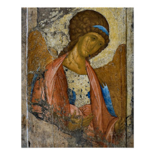 Archangel Michael von Andrei Rublev Poster