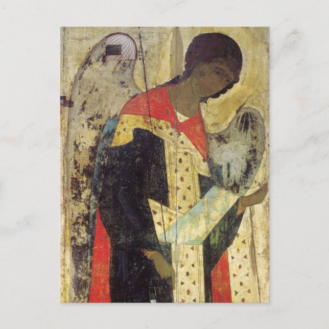 Archangel Michael von Andrei Rublev Postkarte (Vorderseite)