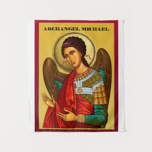 Archangel Michael Wandteppich