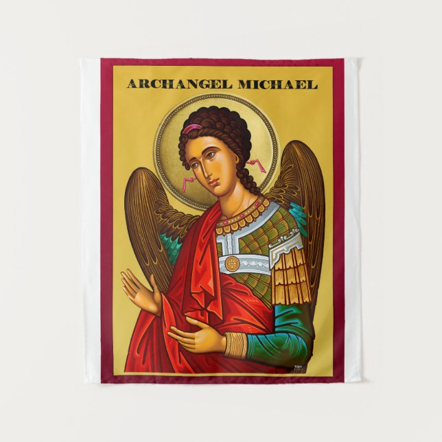 Archangel Michael Wandteppich (Vorderseite)
