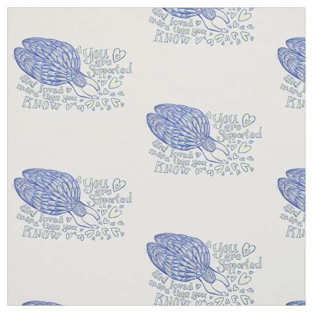 Archangel Michael's Support Art Fabric Material Stoff (Muster)