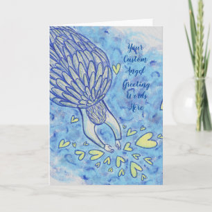 Archangel Michael's Support Custom Greeting Cards Feiertagskarte