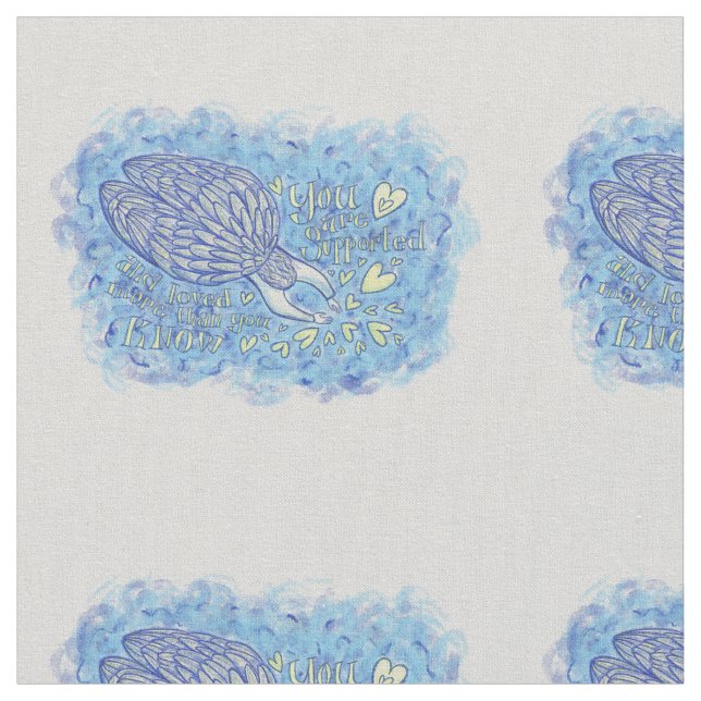 Archangel Michael's Support Fabric Art Material Stoff (Nahaufnahme)