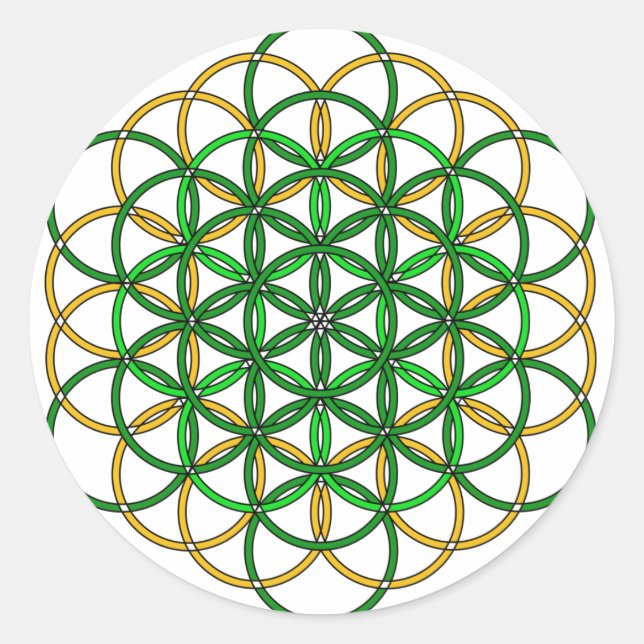 Archangel Raphael3 Runder Aufkleber (Vorderseite)