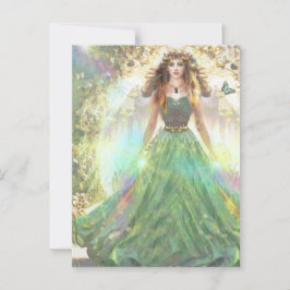 Archangel Raphael Healer Angel Goddess Healing Postkarte