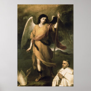 Archangel Raphael mit Bischof Domonte Poster