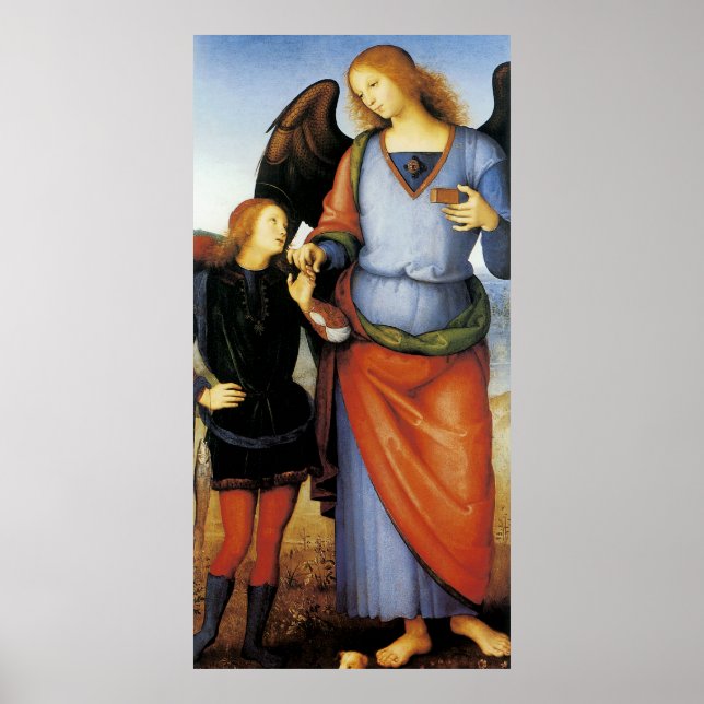 Archangel Raphael mit Tobias Poster (Vorne)