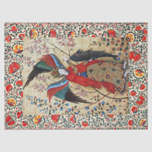 ARCHANGEL RAPHAEL UND FISCHPARKPLATZ SEIDENPAPIER