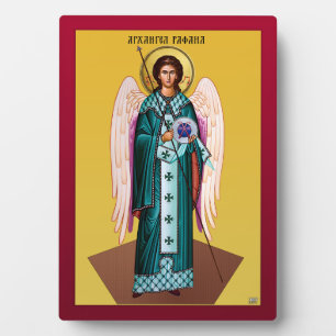 Archangel Raphaile Fotoplatte