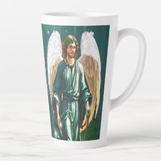 Archangel Saint Raphael Healing Angel Prayer Green Milchtasse