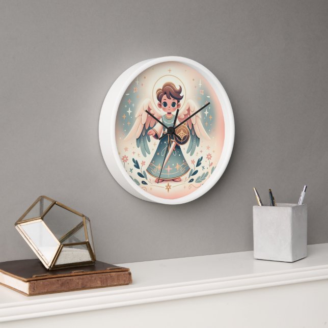 Archangel St. Michael Children's Clock Uhr (Büro)