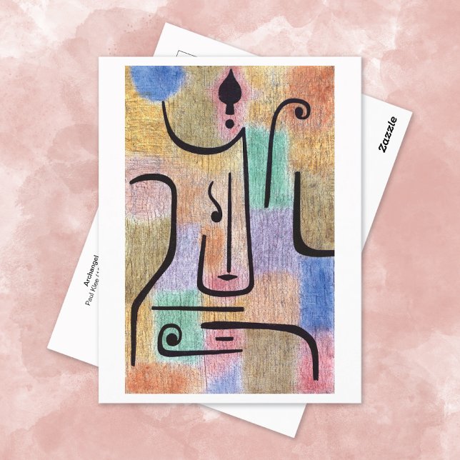 Archangel Surreal Abstrakt Paul Klee Postkarte (Von Creator hochgeladen)