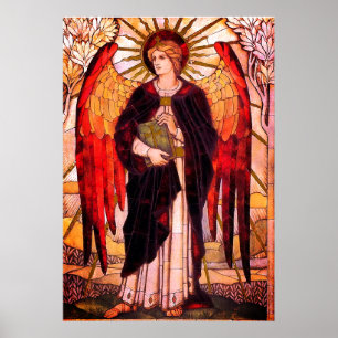 Archangel Uriel Christlich Art Poster