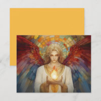 Archangel Uriel Die Flamme Gottes Rainbow Mosaik