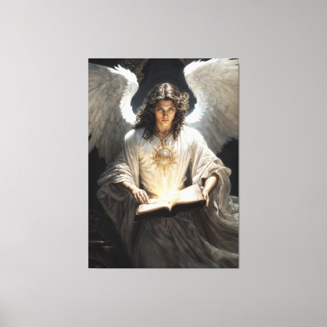 Archangel Uriel Leinwanddruck (Vorderseite)
