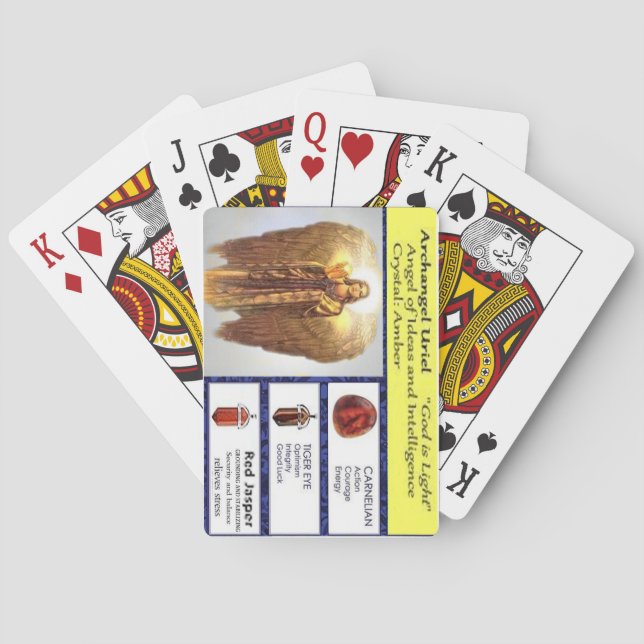 Archangel Uriel Spielkarten (Rückseite)