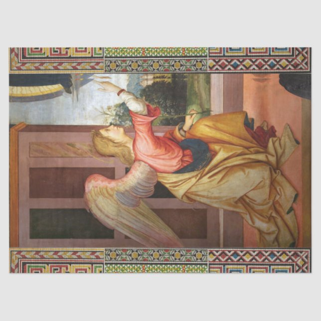 ARCHANGEL VON FILIPPINO LIPPI Weihnachten Seidenpapier (Vorderseite)