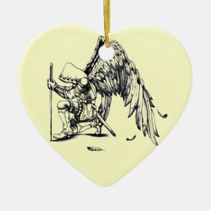 ArchAngel Warrior Keramikornament