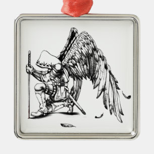 ArchAngel Warrior Ornament Aus Metall