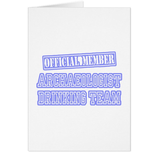 Archäologe Drink Team (Vorne)