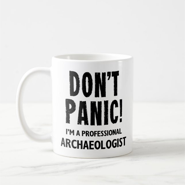 Archäologe Kaffeetasse (Links)
