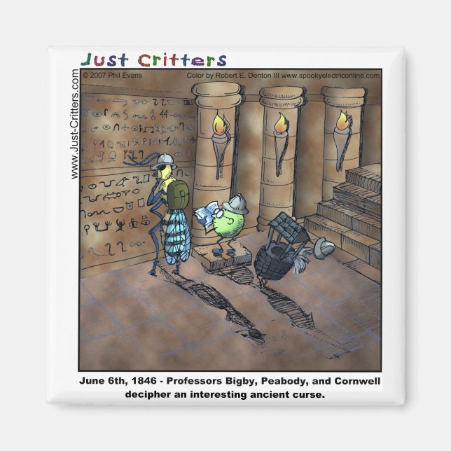 Archäologen Magnet (Vorne)