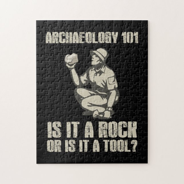Archäologie 101 ist ein Felsen oder ein Werkzeug Puzzle (Vertikal)