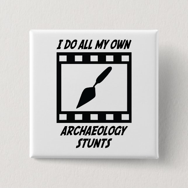 Archäologie-Bremsungen Button (Vorderseite)