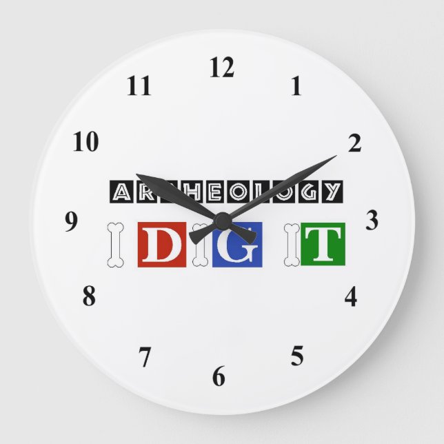 Archäologie Große Wanduhr (Vorderseite)