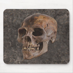 Archäologie II - Skull on Stone-Effekt Hintergrund Mousepad