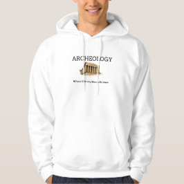 Archäologie, in der Geschichte Wissenschaft trifft Hoodie