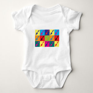 Archäologie-Pop-Kunst Baby Strampler