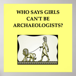 Archäologie Poster