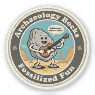 Archäologie Rocks Sedimentärer Spaß Aufkleber