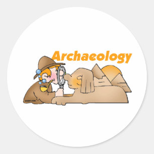 Archäologie Runder Aufkleber