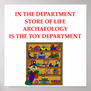 Archäologieplakat Poster