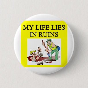 Archäologiewitz Button