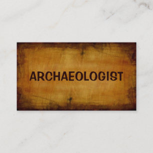 Archäologin Antique Business Card Visitenkarte