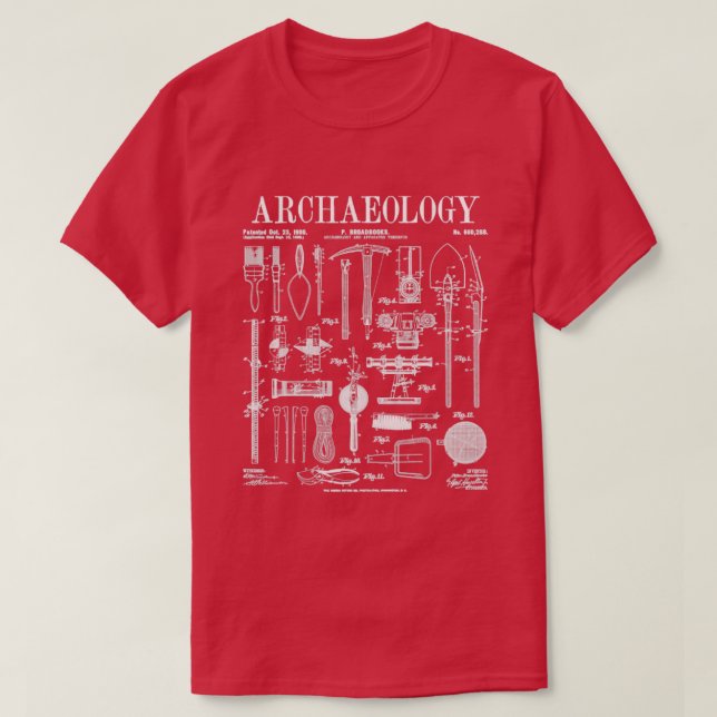 Archäologin Archäologie Student Field Kit Vintag T-Shirt (Design vorne)
