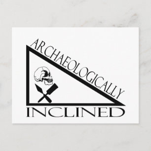 archäologisch infiziert postkarte