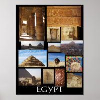 Archäologische Statuen des antiken Ägypten