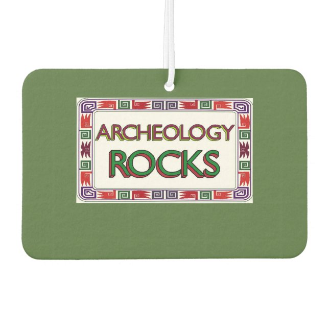 Archäologische Steine Autolufterfrischer (Vorderseite)