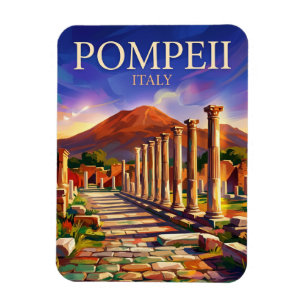 Archäologischer Park Pompeji Italien Magnet