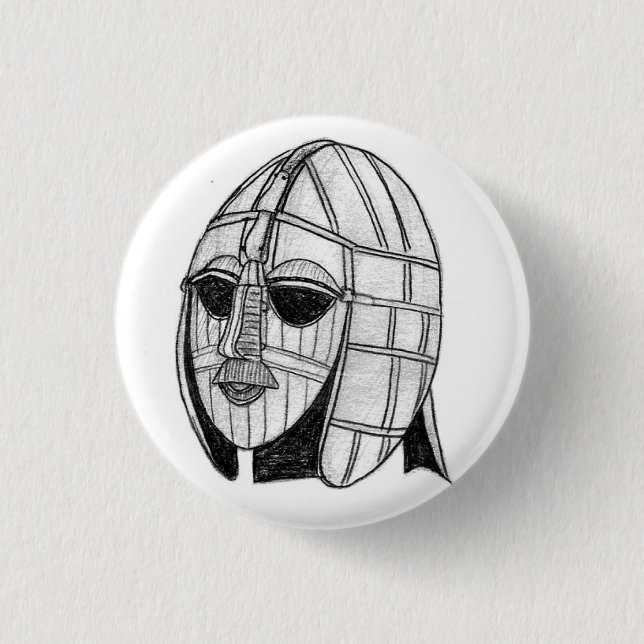 Archäologisches Fragmente Sutton Hoo Button (Vorderseite)