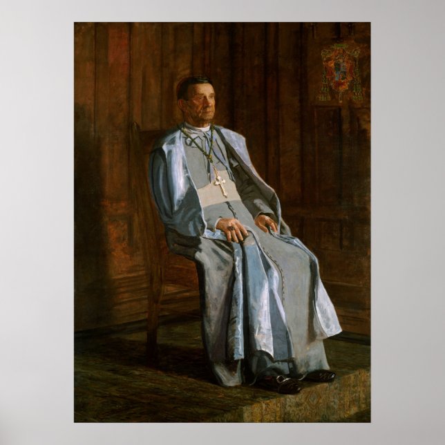 Archbisho Falconio - Thomas Eakins Fine Art Poster (Vorne)