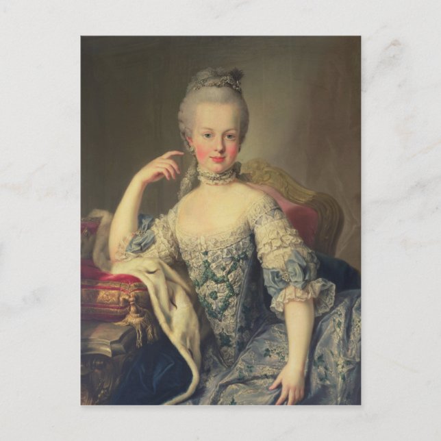 Archduchess Marie Antoinette Postkarte (Vorderseite)